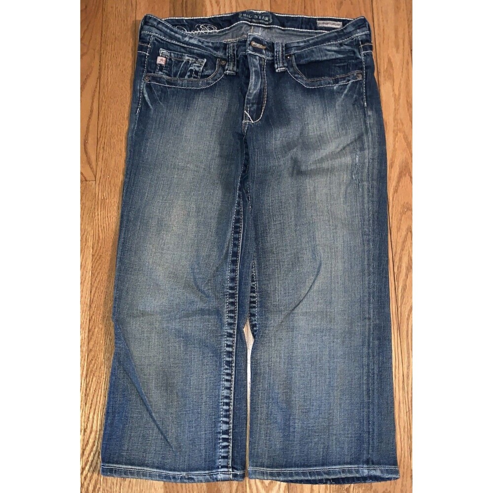 Big Star Casey Crop Capris Womens 29 Stretch 32x21 Low Rise